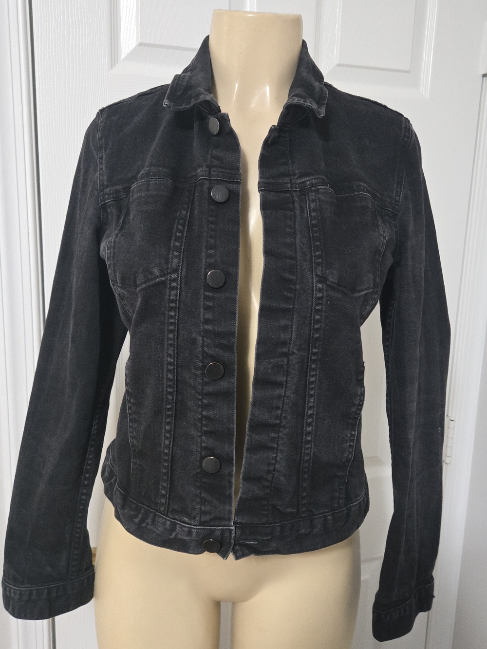 Calvin Klein Black Denim Jean Jacket